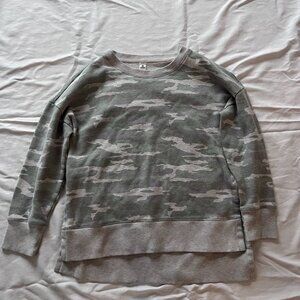 90 Degree camo crewneck